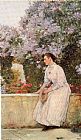 Childe Hassam Canvas Paintings - In the Garden